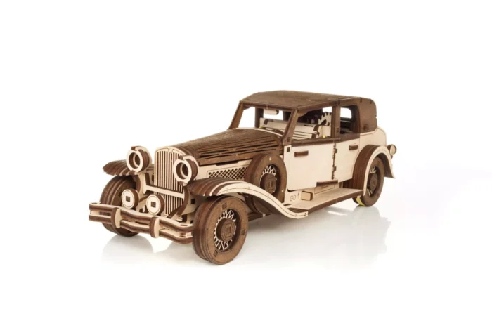 DIY 3D mudel - puidust vanaaegne auto Ferdinand