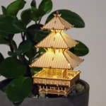 Puidust 3D pusle - Tiny Treehouses rahutempel