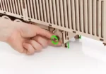 Puidust 3D pusle - konteiner-poolhaagis veoautole Road king