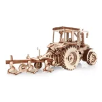 Puidust 3D pusle - mehaaniline traktor Belarus-82.3 koos adraga