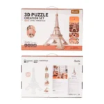 Puidust 3D pusle - suur Eiffeli torn