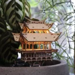 Pisikesed puumajad Tänutempel, DIY puidust 3D-pusle