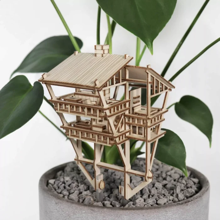 DIY Wooden 3D Puzzle – Tropical Lookout Treehouse - Image 6