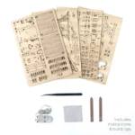 Väikesed puumajad, troopiline vaateplatvorm, DIY puidust 3D-pusle - Image 2