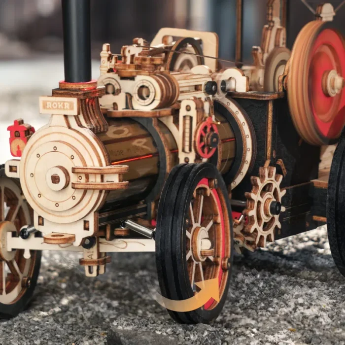 ROKR “The Age of Steam” – 3D Wooden Steam Engine Model - Image 4