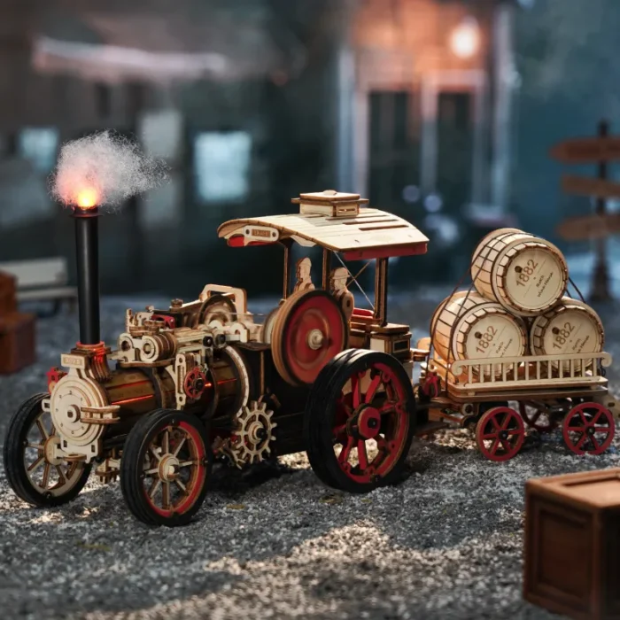 ROKR “The Age of Steam” – 3D Wooden Steam Engine Model - Image 1