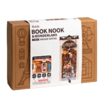 Book Nook „Wonderland Arcade Dating” – 3D puidust miniatuurne raamatunurk - Image 3