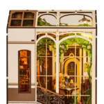 Book Nook „Holiday Café” – Stories in Books 3D puidust miniatuur - Image 2