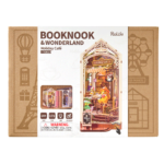 Book Nook „Holiday Café” – Stories in Books 3D puidust miniatuur - Image 5